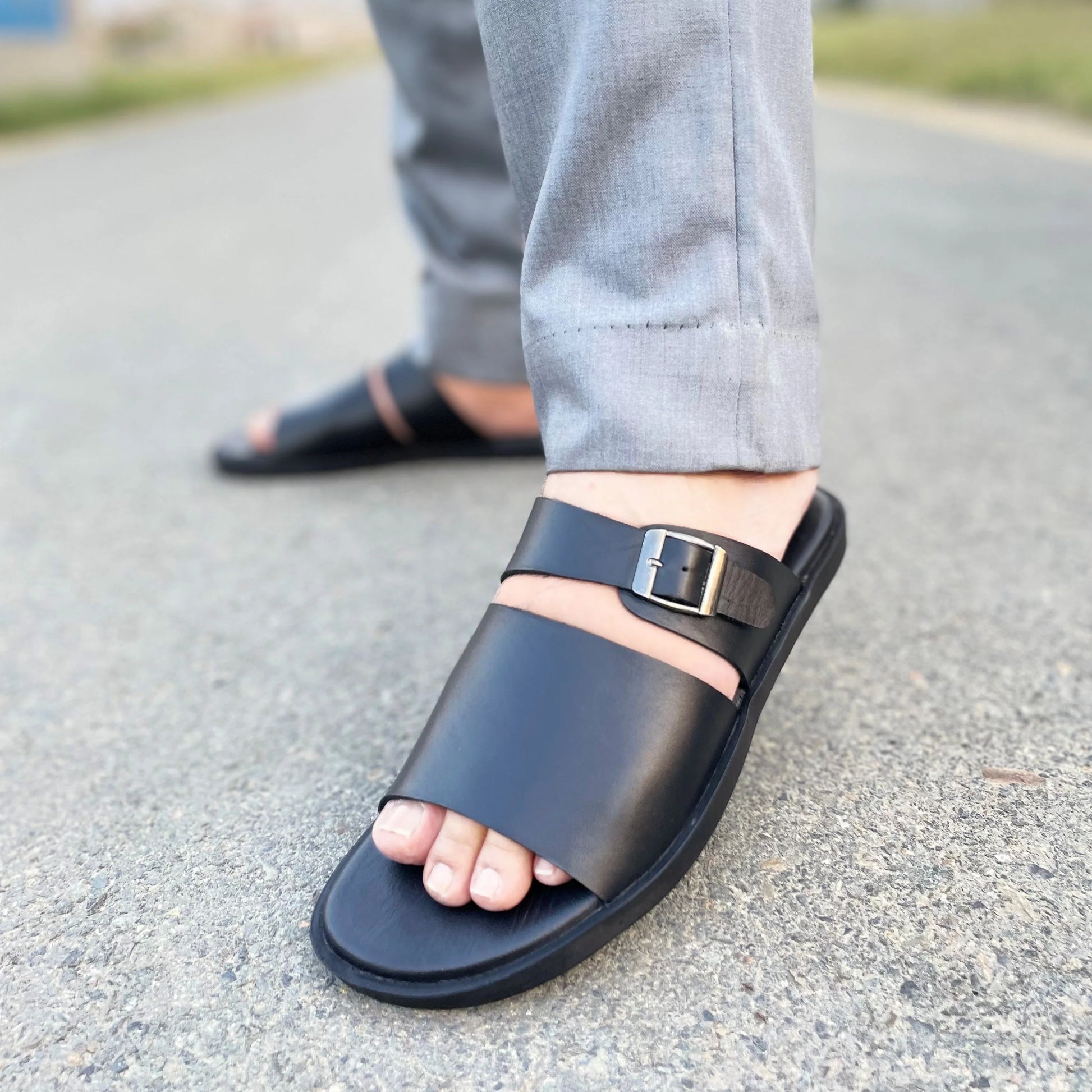 Leather Studio Handmade Leather Slipper -5511