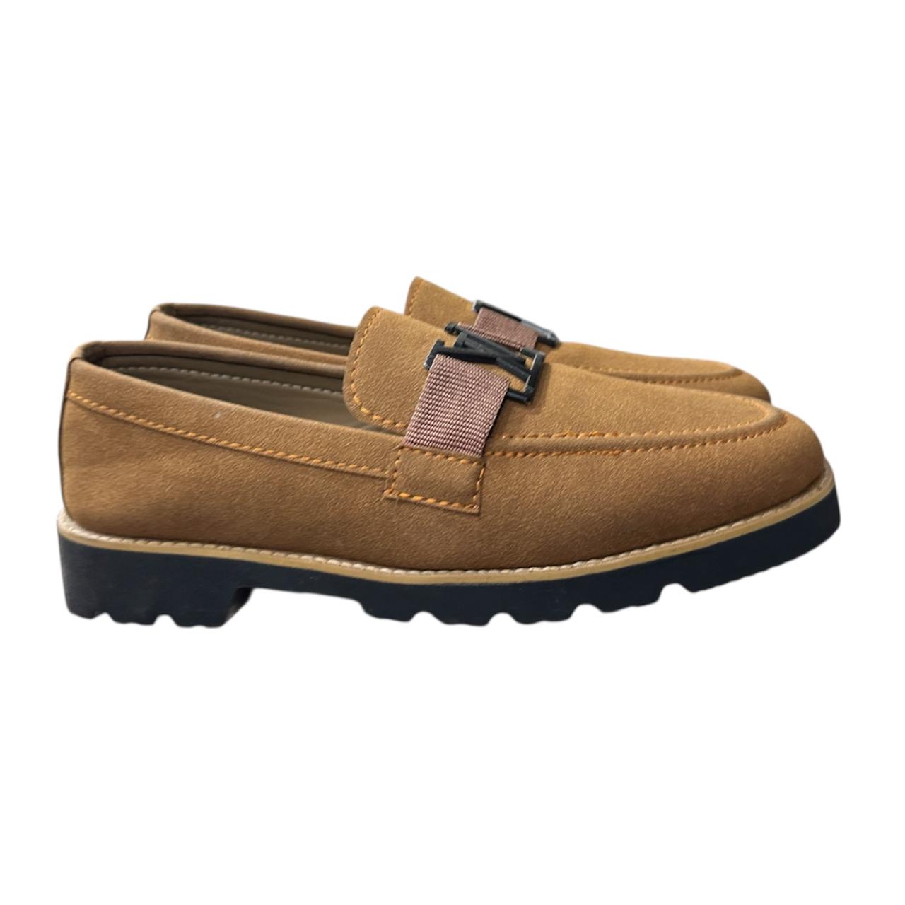 Leather Studio Suede Leather Shoes-
