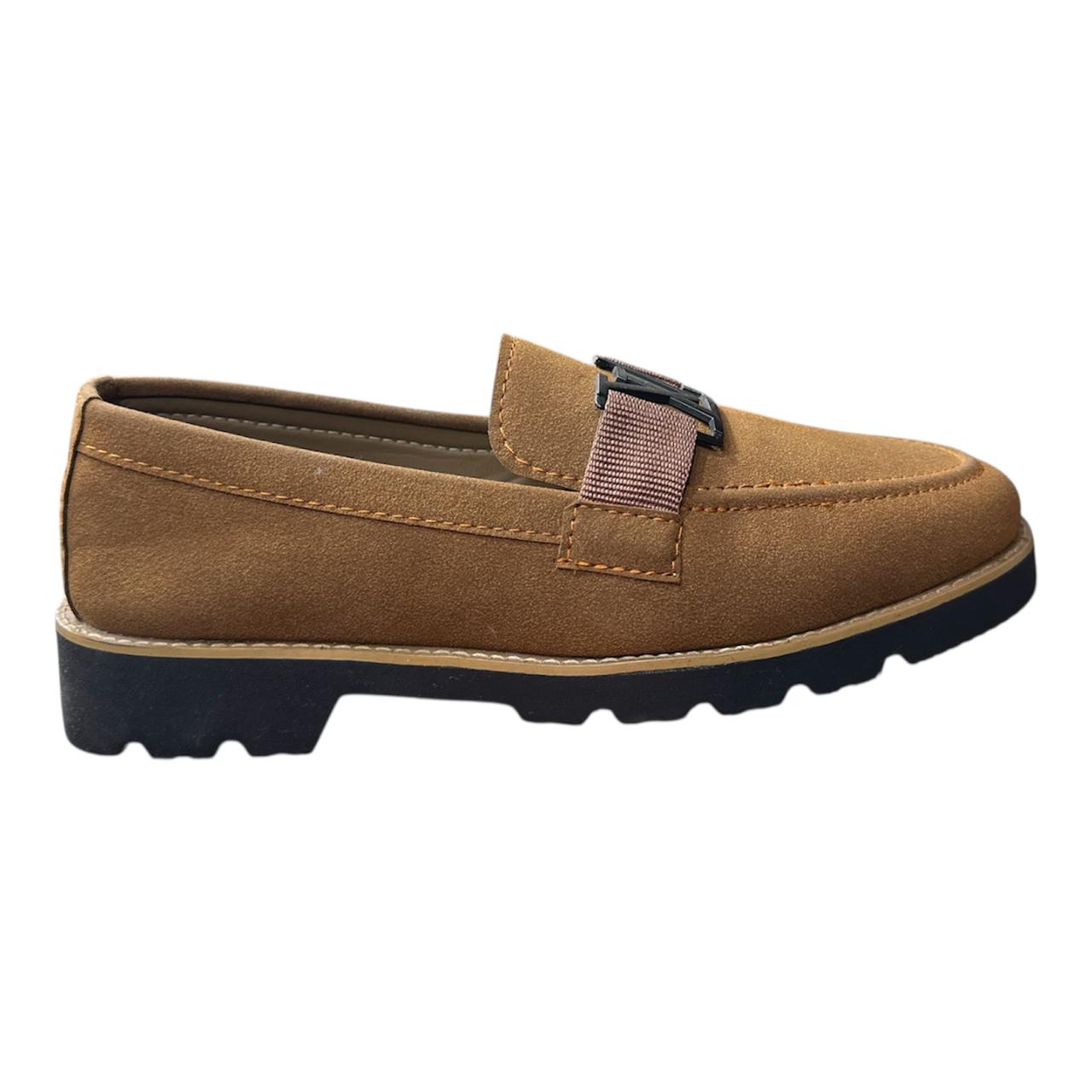 Leather Studio Suede Leather Shoes-