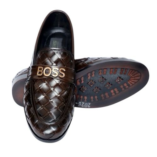 The Boss Buckle handmade Leather Shoes -8812